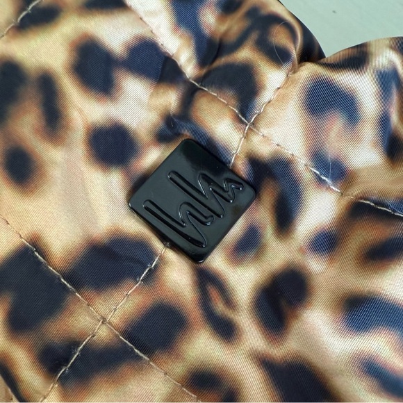 Leopard Print Bomber Jacket for Women - Picture 4 of 8